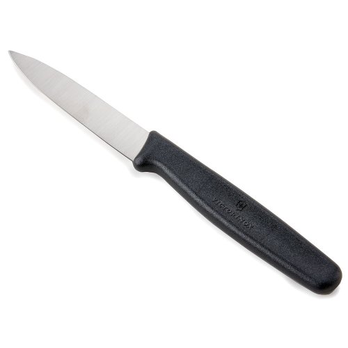 Victorinox Faca utilitária com cabo de polipropileno de 10 cm, 10 cm, prata/preta