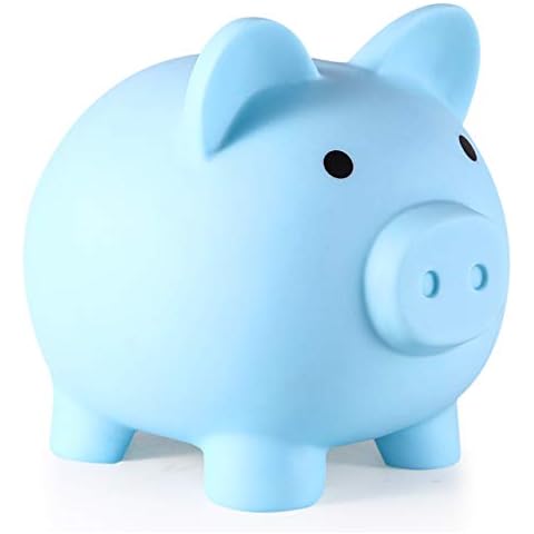 Piggy Bank, Unbreakable Plastic Money Bank for Kids Cover