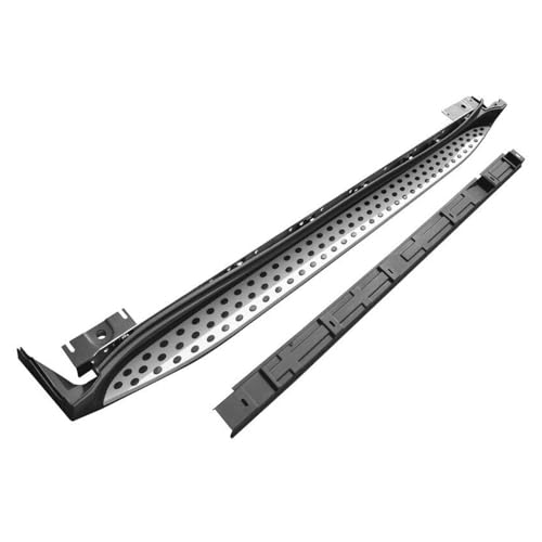 Estribos laterales para Benz GL 2008-2012 negro y plata miniatura 2