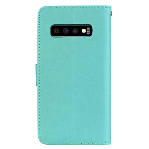 Hoesje voor Galaxy S10 Flip PU Lederen Portemonnee Etui Hoezen Protector met Magnetische Houder Shock Proof Telefoonhoes… - Image 3