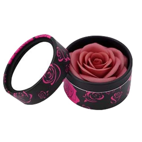 Rubor para mejillas - Rosa 3D ligera de larga duración con pétalos mate para mujeres, niñas, esposa, hija, viajes diarios, citas, fiestas, viajes, trabajo, banquetes, maquillaje, rubores respetuosos