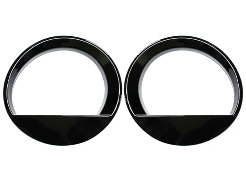 MOTOKU Black Angry Bird Style Front Lamp Headlight Cover Trim for Patriot 2011 2012 2013 2014 2015 2016 2017