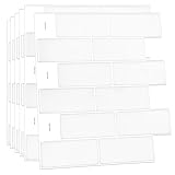 WALPLUS Azulejos autoadhesivos 3D blancos para cocina, 6 hojas