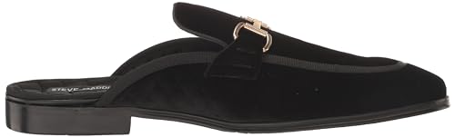 Steve Madden Men's Abax Mule, Black Velvet, 12