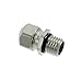 Cable Gland 0.26" ~ 0.31" (6.5mm ~ 8.0mm) Brass, Nickel Plated M12x1.5 Silver 1100.12.080 Pack of 25