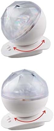 Miniatura 5 de Lámpara de proyección de luz de diamante colorido relajante con altavoz por Electronix Express