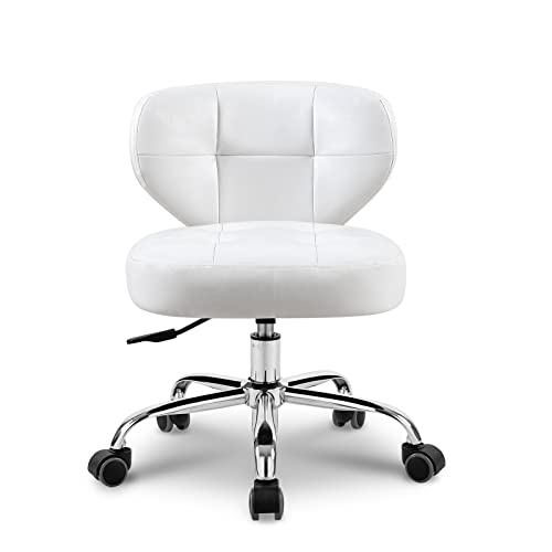 Paddie Hydraulic Pedicure Stool White
