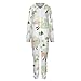 TVUGHGI Adorable Sheep Onesie Pajama for Women/Men Long Sleeve Fashion One-Piece Cosplay Party Hooded Zip Up Homewear S