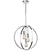 Artcraft Lighting Artcraft AC10883CH Transitional Three Light Chandelier from Newport Collection in Chrome Finish, 19.00 inches