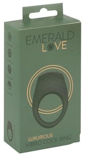 Emerald Love Luxurious Vibro Cock Ring-5518640000 Vert Taille Unique