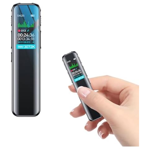 OPOWAY 64GB Digital Voice Recorder with Voice Activation Cover