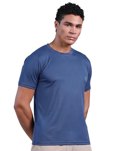 Image of CHKOKKO Gym T Shirts for Men Workout Activewear Solid Quick Dry Sports Tshirt for man Breathable Lightweight Half Sleeve Regular Fit Round Neck Running Boys T Shirt