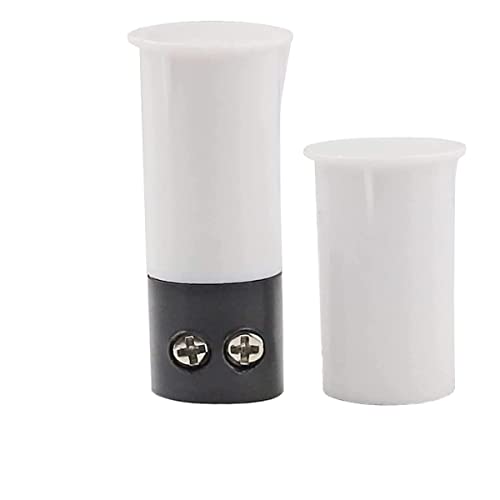 Image of MC-33C NC Recessed Wired Security Window Door Contact Sensor Alarm Magnetic Reed Switch, for Home Security and Burglar Alarm Systems, Sets of 2, White
