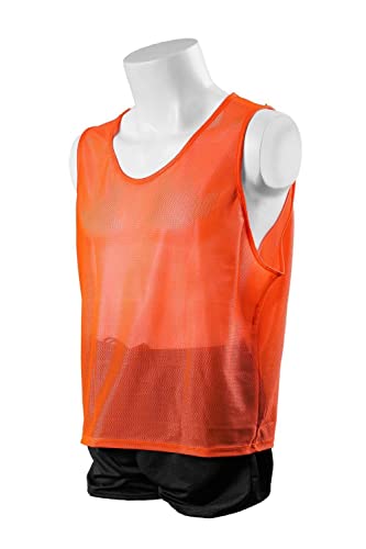 Kwik Goal Deluxe Scrimmage Vest (Set of 6) - XX-Small, Orange
