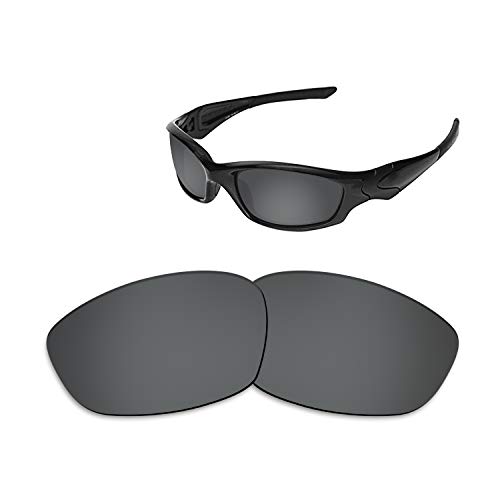 Image of 12MM Glare Proof Replacement Lenses for Oakley Straight Jacket 2007 Sunglass Polarized Pack of 2