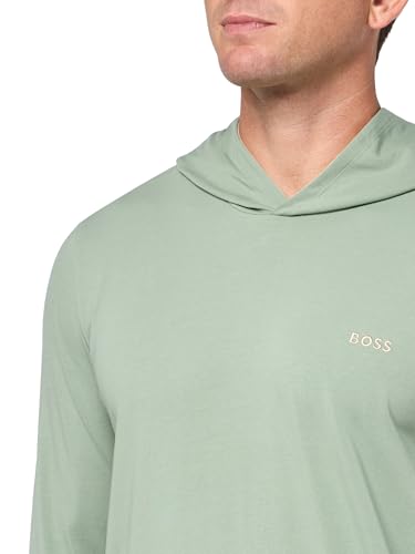 BOSS Men's Mix&Match Crewneck Cotton Lounge Long Sleeve T-Shirt3
