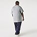 Lacoste Men's V-Neck Jersey Pima T-Shirt - Plus Size, Silver Chine, 3XLB