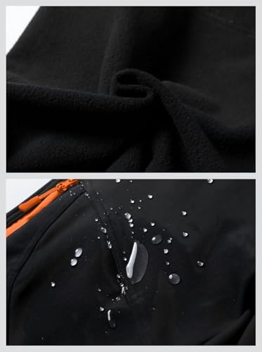 PrimeCrest Pantalon Trekking Hombre Montaña Impermeables Termico Pantalones Invierno Snowboard Nieve Senderismo Pantalon Caza Esqui Verde 40 - imagen 5