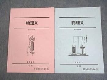 Amazon.co.jp: WL10-140 駿台 物理X テキスト通年セット 2023 計