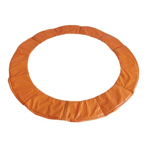 Fancyes Trampoline Pad, Trampoline Spring Cover, Waterproof Universal Edge Protection Round Frame Pad (Orange), 6FT