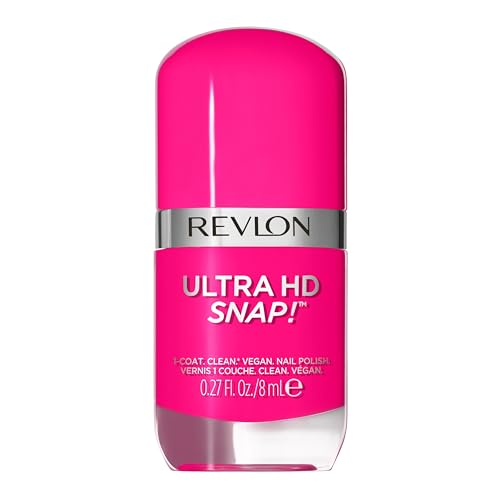 Revlon Ultra HD SNAP! Nagellack, glänzende Nagelfarbe, 100 % Vegane Formel, Keiner Basis- und Überlack erforderlich, 028 Rule The World, 8 ml