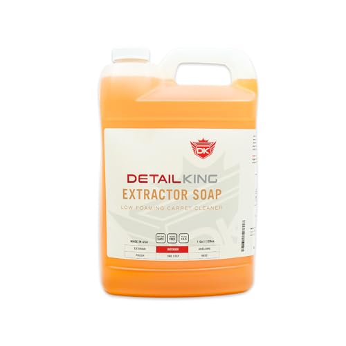 Detail King Car Interior Extractor Soap - Auto Fabric Cleaner - Gallon