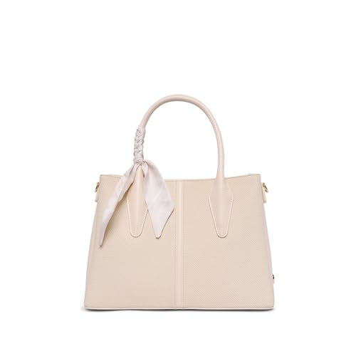 Image of Akiki London Women's Lewisham 34 Satchel Handbag|comes with Scarf|Ladies Handbag for work|Easy to carry|Premium Textured Fabric Material