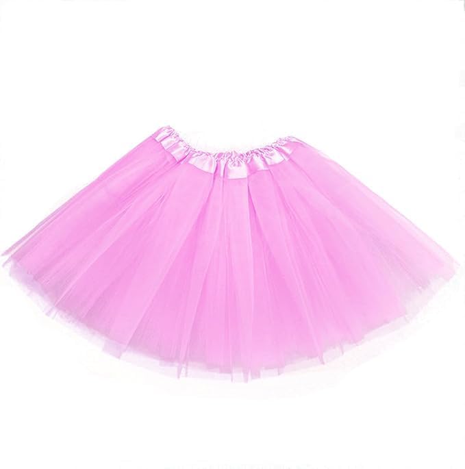 Tutu for Women Dance Skirts Tulle 5 Layered Running Skirt Adult Costume Halloween Ballet