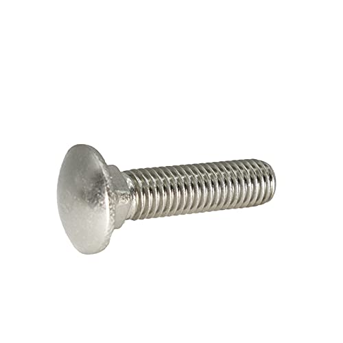 Image of 3 /8 in.-16 x 1-3 /4 in. 18-8 Stainless Steel Carriage Bolts (25 Pieces) by SANTIE