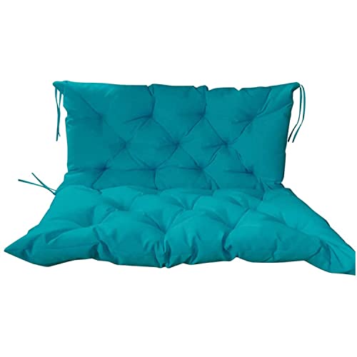 TMXK Cojin para Banco Impermeable, Cojines para Sillas de Jardin con Respaldo, Colchoneta para Sillon de Columpio Terraza, para Exterior/Interior