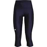 Amazon Under Armour Women's Armour HiRise Leg, 3/4 Length Leggings, High-Waisted Running Tights with 4-Way Stretch and No-Slip Waistband, Ideal for Yoga, Pilates, Cycling, etc #ad