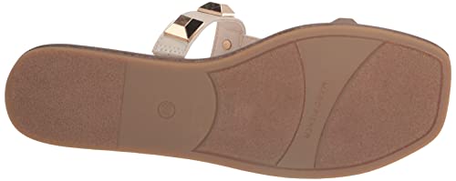 Marc Fisher Women's Bonis Flat Sandal, Cream, 6.5 #TOP3