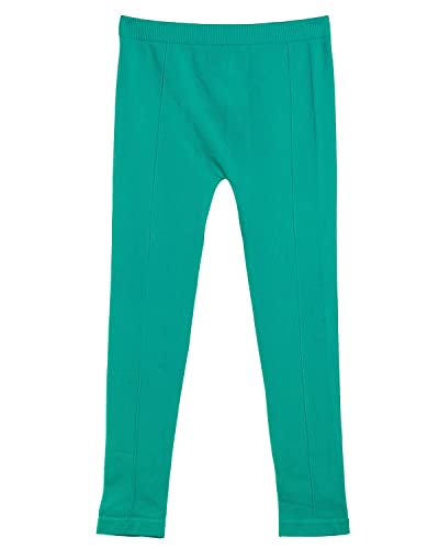 MeMoi Girls' Front Seam Cotton Blend Leggings