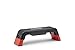 Reebok Professional 47-Inch Long Multi-Purpose Aerobic, Cardio, and Strength Challenging Home Fitness Deck Bench, Black