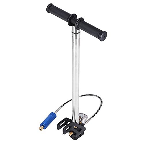 Pompe à air manuelle 4 étages acier inoxydable 4500 psi