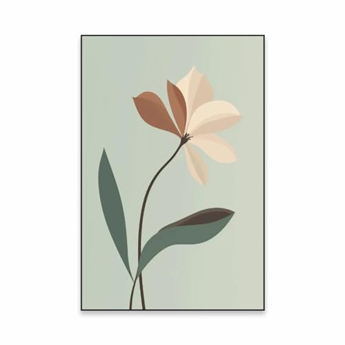 Décoration murale de fleurs 80x110cm triptyque moderne sans cadre