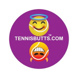 TennisButts - Fun Racket Decal That Starts Your Match Off with a Laugh! Perfect Tennis Gift (Naughty or Nice)