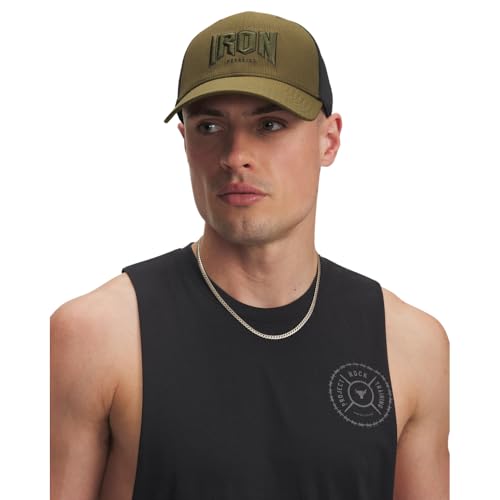 Under Armour Cappello Da Uomo Project Rock Trucker, (308) Spedizione Verde/Nero/Nero, Taglia Unica - 3