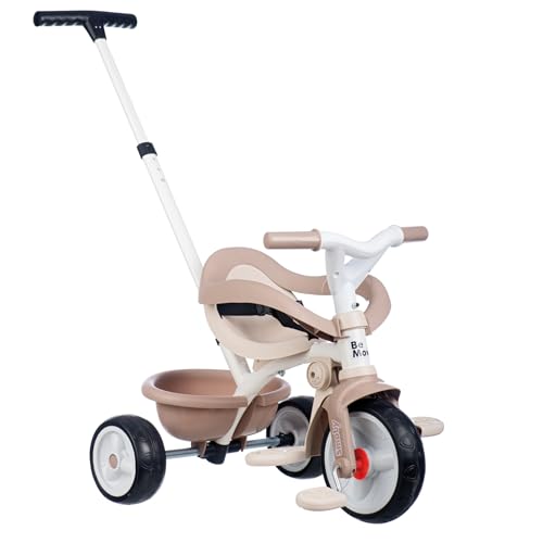 Smoby - Tricycle Be Move Confort Beige - Evolutif 3 en 1 - Ceinture et Arceau de Sécurité - Poignée Parentale Réglable sur 3 Niveaux - A Partir de 10 Mois Jusqu'à 3 Ans - Fabrication Espagnole Smoby - Tricycle Be Move Confort Beige - Evolutif 3 en 1 - Ceinture et Arceau de Sécurité - Poignée Parentale Réglable sur 3 Niveaux - A Partir de 10 Mois Jusqu'à 3 Ans - Fabrication Espagnole