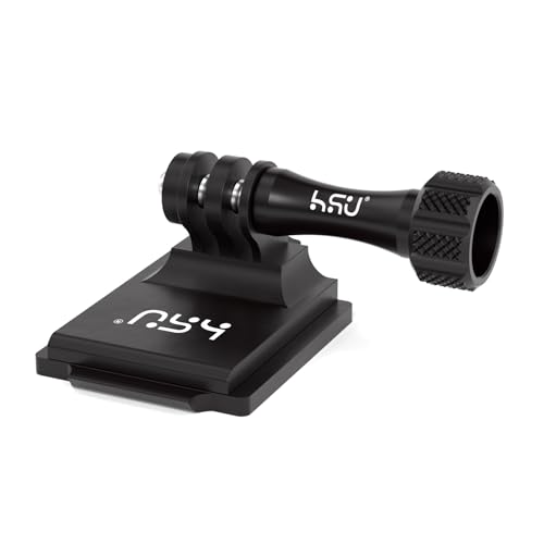 HSU Soporte NVG para GoPro, Soporte de Aluminio para Casco NVG Compatible con Hero 13/12/11/10/9/8/7/6/5/4/3 y la mayoría de cámaras de acción