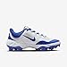 Nike Alpha Huarache Elite 4 Low MCS Men's Baseball Cleats (FD6255-106, White/Hyper Royal) Size 11