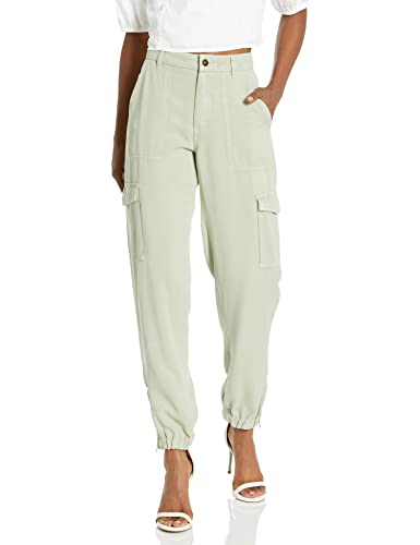 GUESS Women's Bowie Straight Leg Cargo Chino Pant