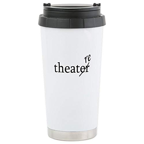 CafePress Theatre Spelled Re Stainless Steel Travel Mug 20 oz. Insulated Stainless Steel Coffee Tumbler