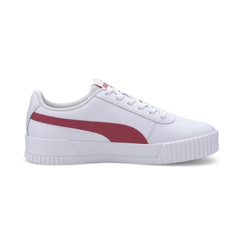 Image of Puma Womens Carina Lux L White- WhiteSneaker