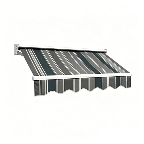 Toile de remplacement pour auvent rétractable 6x1.5m avec revêtement étanche durable