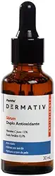 SÉRUM FACIAL ANTI-IDADE VITAMINA C 15% + ÁCIDO FERÚLICO 0,5% PANVEL DERMATIV 30ML