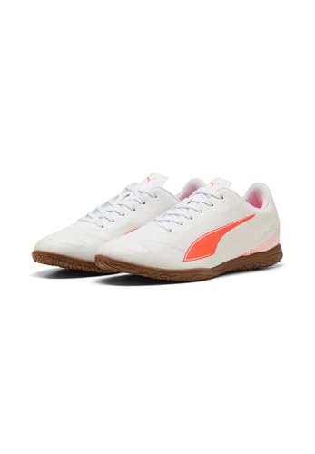 Puma Vitoria Ii It-Fußballschuh für Herren, Puma Weiß, leuchtendes Rot, 43 EU