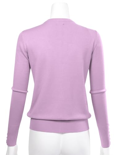 Image of Allsense Women's Long-Sleeve V-Neck Cardigan Sweater | Button Down, Lightweight Soft Knit
