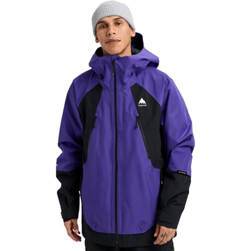 Burton Men's Reserve GORE-TEX 2L Jacket, Prism Violet/True Black, Large