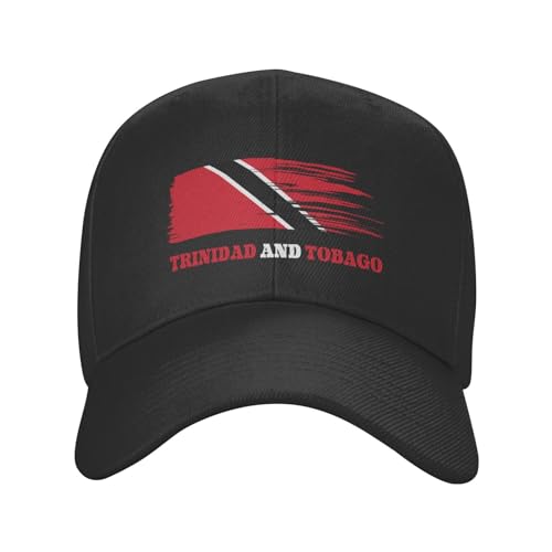 KWQDOZF Casquette de Baseball Drapeau de Trinité-et-Tobago pour Hommes et Femmes, Chapeau de Papa Classique réglable, Casquette de Camionneur pour la Course à Pied et Les activités de Plein air